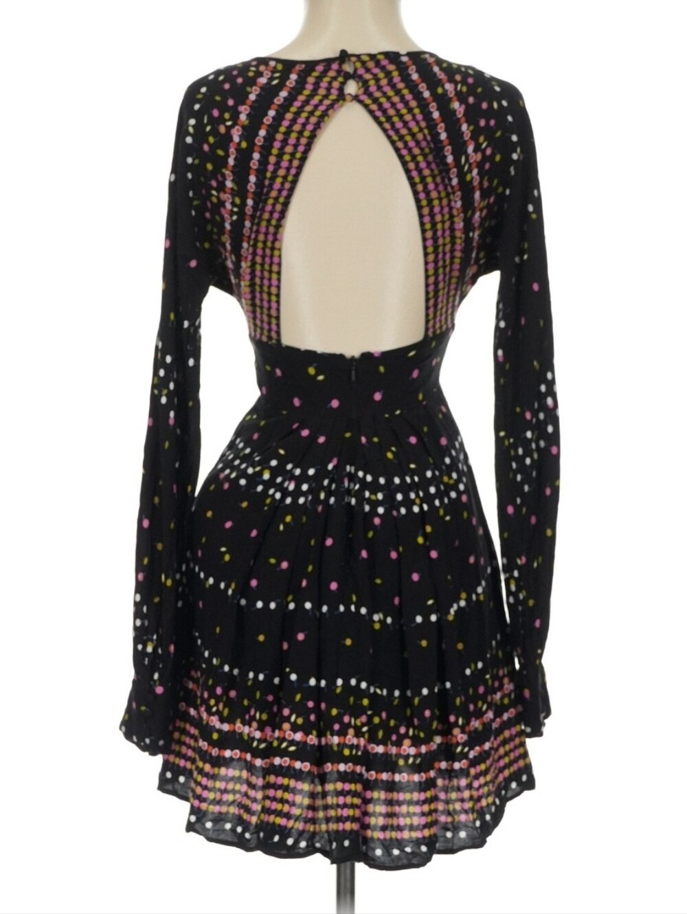 NWOT Free People Coryn Black Mini Dress - 4 - Picture 3 of 8